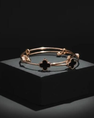 WOMEN GOLDEN HANDCUF BRACELET