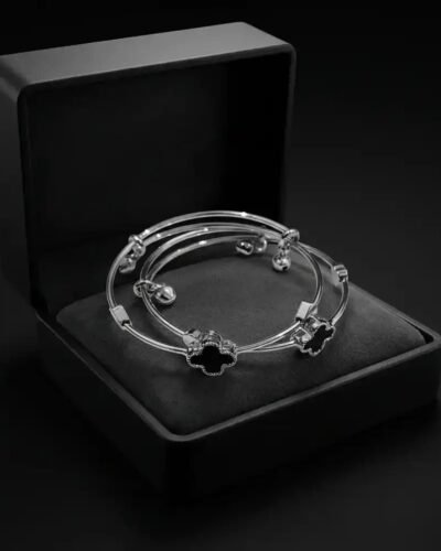 WOMAN SILVER HANDCUFF BRACELET