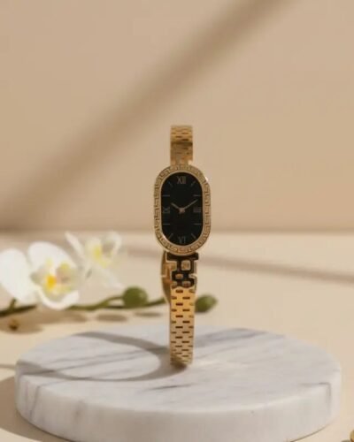 WOMEN GOLDEN WATCH DIAL HANDCUFF