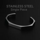 HEXAGONE BLACK HANDCUFF BRACELETS