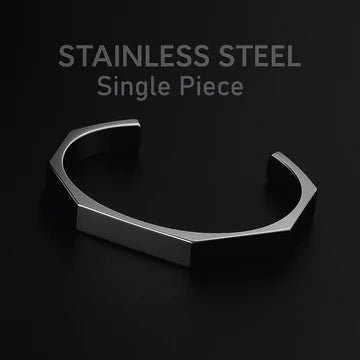 HEXAGONE BLACK HANDCUFF BRACELETS